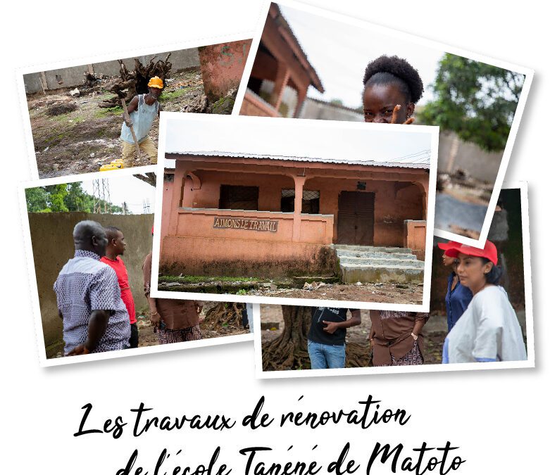 Les travaux de rénovation de l’école Tanéné de Matoto