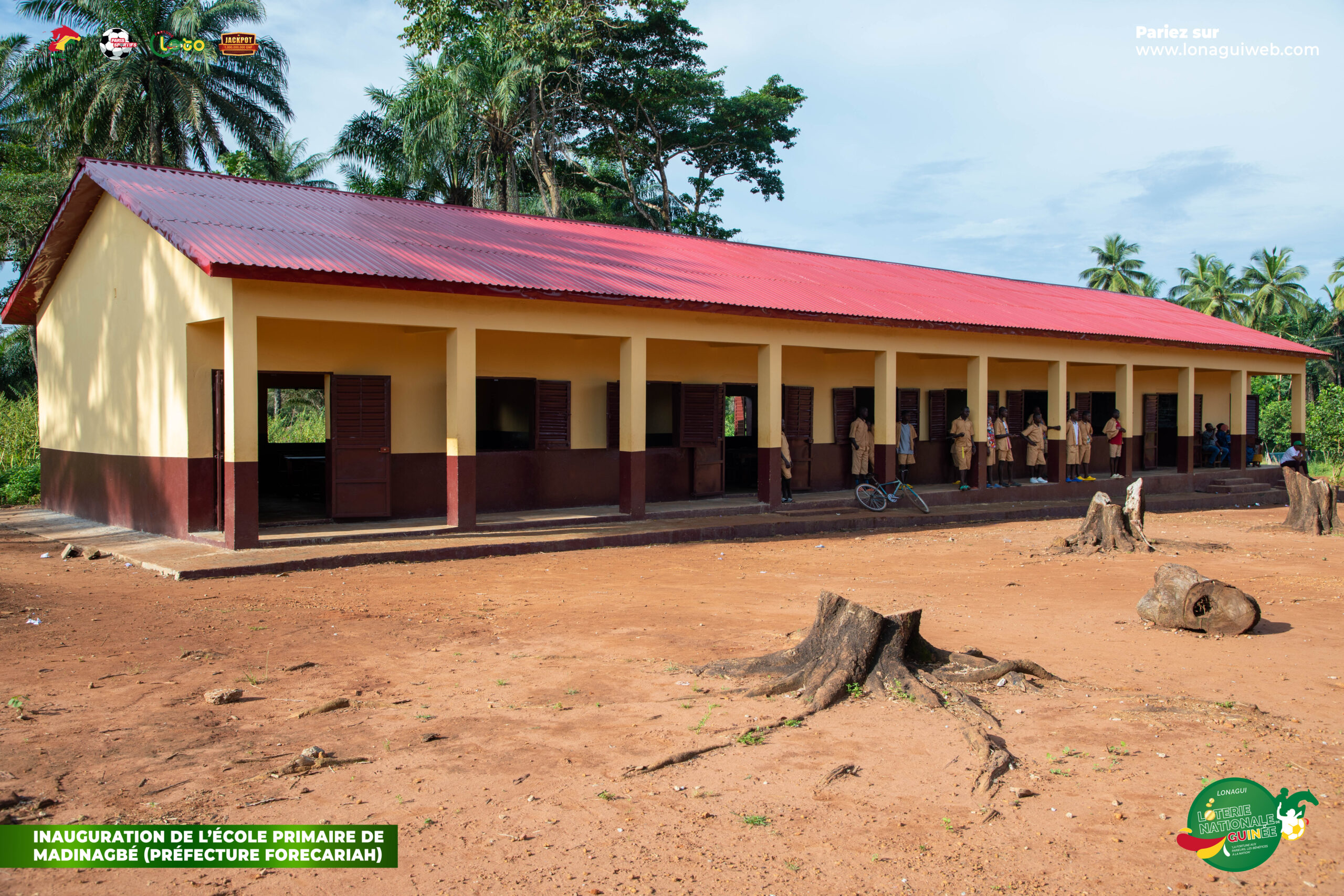 La LONAGUI Inaugure l’École Primaire de Madinagbé à Forécariah : Un Engagement RSE Concret